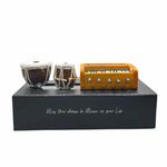 India Meets India Handmade Crafted Miniature Wooden Tabla and Harmonium Set of 2 Fridge Magnets Gift for Music Lovers