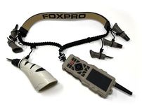 FOXPRO XD8 Tier Coyote Call Lanyard in Tan and Black Paracord Designed to Hold 6 Calls and Predator Electronic Game Call Remote