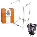 Yukon Glory™ Trash Bag Holder | Stainless Steel Support Stand | Camping Bag Holder | Collapsible Trash Bag Organizer | Includes Carry Bag | 13 Gallon Plastic Bag Holder