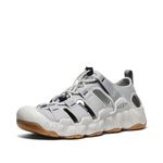 KEEN Men's Hyperport H2 Closed Toe Breathable Easy On Comfortable Hiking and Water Sandals, Alloy/Naval Academy, 13