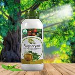 Alagaezyme Neem Oil EC Azadirachtin - 10000 PPM Neem oil for Plants. Water soluble. Spray on plants and gardens. | Water Soluble Good for Plant Health | Controls Sucking pest aphids, Leaf (300 ML)