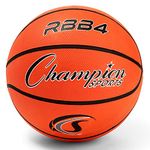 Champion Sports Pro Rubber Basketball, Size 28.5" Diameter