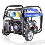 Powerful Yet Portable Hyundai HY3800LEK-2 3.2kW / 4.00kVa* 7hp 4 Stroke Push Button Start Versatile Electric Start Site Petrol Generator Commercial Use 3 Year Warranty