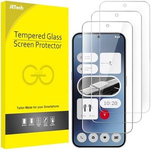 JETech Screen Protector for Nothing Phone 2a / 2a Plus 6.7-Inch, 9H Tempered Glass Film, Anti-Scratch, HD Clear, 3-Pack