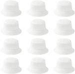 PODALOA 12 Pieces Bucket Hat Solid