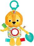 Bright Starts Huggin’ Lights Musical Light Up Toy for Stroller and On-The-Go - Lion - Unisex, Newborn +