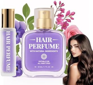 Hair Perfume, Pheromone Hair Mist for Women, Honey Infused Hair Fragrance with Nourishing Care, 50ml + 10ml Travel Size (Purple)