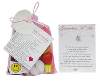 Grandma to Be Survival Gift Kit from The Baby Bump | with A Lovely Keepsake Baby Feet Charm Wish Bracelet Included | A Great Gift to Congratulate The New Grandma to Be!