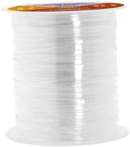 Mandala Crafts 1/4 Inch Lightweight Clear Elastic for Sewing – 33 YDs Invisible Transparent Elastic Band Clear Elastic Strap for Bra Lingerie Swimwear Garments