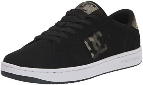 DC Men's Striker Low Shoe Skate, Black Camo, 10