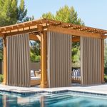 NICETOWN 2 Panels Outdoor Curtains 