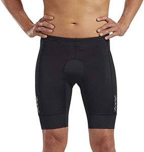 Zoot Men’s Core 9-Inch Tri Shorts – Men’s Performance Triathlon Shorts with 9in Inseam, Drawstring Closure, and Hip Pockets (Black, Large)