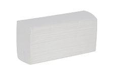 Interfold Z-Fold Paper Hand Towels | White | 2-Ply | CarebyMail Healthcare (3 Sleeves - 450 Hand Towels)