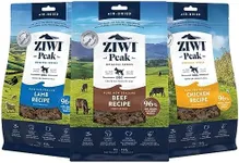 Bundle of ZIWI Peak Air-Dried Dog Food – All Natural, High Protein, Grain Free and Limited Ingredient with Superfoods (Beef, 16oz + Lamb, 16oz + Chicken, 16oz)