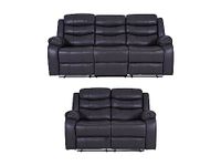 Dante Furniture Roma 3 and 2 Seater Grey Recliner Sofa (3+2)