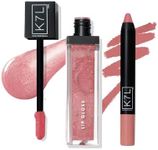 K7L Pink Glitter Lipgloss and Pink Matte Lipstick Crayon