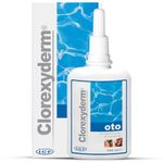 ICF Clorexyderm® oto Cat & Dog Ear Cleaner Solution Ear Wax Removal Ear Drops in a Dropper Bottle for Bad Odour Sensitive or Itchy Ears - 150 ml