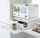 Yamazaki Home TOWER Kitchen Countertop Organizer Appliance Stand with Drawer