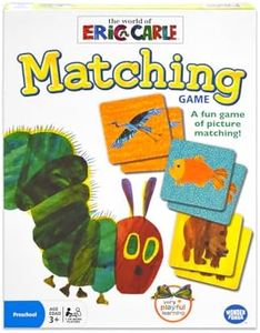 Wonder Forge Eric Carle Matching Game For Boys & Girls Age 3 To 5 - A Fun & Fast Animal Memory Game