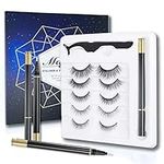 ONLYOILY Magnetic Eyelash Kit with Eyeliner, Natural Look Fake Eyelashes, Easy to Apply Magnetic Lashes, Long-Lasting, Self-Adhesive, Perfect for Daily Wear and Special Events