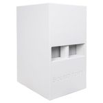 Sound Town CARME Series 12" 800W Powered PA/DJ Subwoofer with Folded Horn Design, White (CARME-112SWPW)