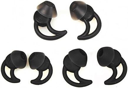 Replacement Noise Cancelling Double Flange Silicone Earbuds EarTips Eargel for Bose QC30 QuietControl 30 QC20 SIE2 IE3 Soundsport Wireless Earphones