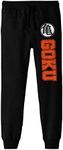 Bioworld Dragonball Z Kame Symbol with Goku Text Youth Black Graphic Sweats-Small