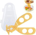 OBloved Baby Food Scissor Cutter, Multifunction Masher Grinder Chopper Crusher, Home and Kitchen Food Slicer Shears, Safe Feeding Tool with Travel Storage Case, Perfect for Babies & Toddlers