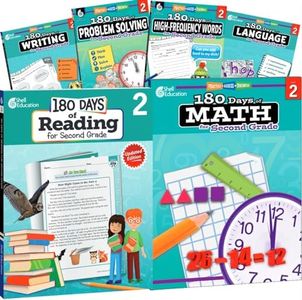 180 Days of Second Grade Practice, 6-Book Set: Practice, Assess, Diagnose