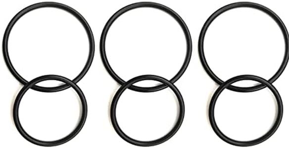 WFCYQ Elbow/Filter Stand-Pipe O-Ring Set Compatible with Sta-Rite System 3 Filter Tanks Small & Large Elbow O-Rings, O-40 & O-41 (3 Sets)