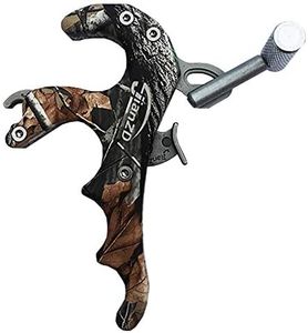JIANZD Archery Compound Bow Release Aid 4 Finger Aluminum Alloy Bow Accessories Thumb Caliper Trigger Release