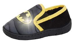 DC Comics Boys Batman Light Up Slippers Black 12 UK Child