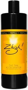 Zhuzh! Tan Accelerator Refill - Large Bottle with Shea Butter - Non Greasy Sun Lotion Suitable for Sunbeds - Family-Friendly Tanning Accelerator for a Natural Glow