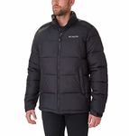 Columbia Men's Pike Lake Jacket, Puffer Jacket, Black, Size XL