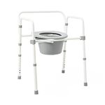 Medline 3 in 1 Steel Folding Commode