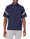 Mizuno Short Sleeve Hitting Jacket, Navy-Shade, X-Large