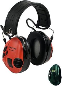 3M Peltor Sporttac Ear Protection Red and Black SNR 26 dB for Hunting and Shooting