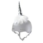 ParaWild Unicorn/Narwhal Helmet Accessories w/Sticky Hook & Loop Adhesive (Helmet not Included), Helmet Horn/Cover for Snowboarding, Skiing, Biking, Cycling etc for Kids and Adults