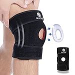 MAYKI Knee Support Men 1 PCS, Adjustable Knee Support Brace for Men/Women with Patella Gel Pad, Anti-Slip Knee Supports for Arthritis/Ligament Damage, Knee Brace for Running/Weight Lifting