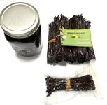 25 Organic Madagascar Vanilla Beans- NON- GMO For Brewing and Making Homemade Extract 5-7" GRADE A