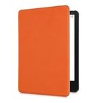 kwmobile Case Compatible with Amazon Kindle Paperwhite 11. Generation 2021 Cover - Microfiber E Reader Magnetic Flip Cover - Orange