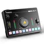 MAONO Streaming Audio Mixer, Audio Interface with Pro-preamp, Bluetooth, Built-in Battery, Noise Cancellation, 48V Phantom Power for Live Streaming, Podcast, Recording, Gaming MaonoCaster AMC2 NEO