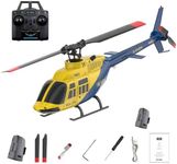 SkyPlayoRC RC ERA A60 Mini Bell206 RC Helicopter, 6-Channel Gyro Stabilized Aircraft with Altitude Hold & One-Key Takeoff, Indoor Outdoor Remote Control Airplane for Teens & Adults