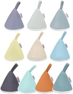 ALVABABY 10 Pcs Baby Boy Pee Covers, 2.76 * 2.76 In,Strong Water Absorption Pee Shield for Newborn Boy, 4-Layer Reusable Pee Cap, Diaper Changing Accessory for Baby Gift 10NGS02