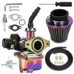 YOXUFA PZ19 Carburetor 19mm 110cc Carburetor Kit for 125cc 110cc 50cc 70cc Coolster Apollo Baja SSR ATV Pit Dirt Bike Kazuma Falcon X-Pro TaoTao DB10 DB24 GK110 Chinese Quad 4 Wheel Performance Parts