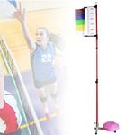 Vertical Jump Tester,1.3-3.6 Meters Adjustable Jump Measurement Tool Stick Pole,Vertical Challenger Tester for Basketball and Volleyball,Jump Training Equipment for School Gyms