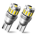 AUTOONE 194 LED Bulbs License Plate Light, 6000K White, Mini Size Canbus T10 168 2825 W5W LED Bulb for License Plate Bulb Dome Map Door Courtesy Trunk Lights, Pack of 2