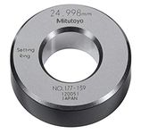 Mitutoyo 177-139 Setting Ring for Inside Micrometre, Holtest and Dial Bore Gage, Metric, 25 mm Size