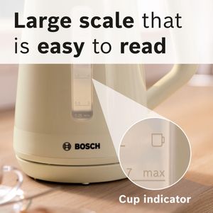 Bosch MyMoment Electric Kettle 1.7L – Cream