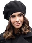 Braxton Black Beret - Warm Lined Wo